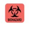 Nevs Label, Biohazard Symbol 15/16" x 15/16" LBH-18 - alternate 1